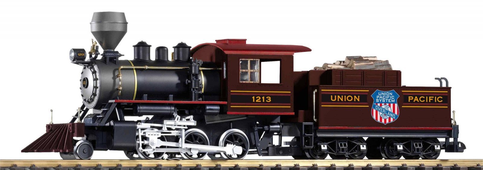 G Steam Locomotive with Tender Mogul UP, G, PIKO 38261
