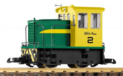 G Sound-US Diesel Locomotive GE-25Ton WP&YR, RC, incl. PIKO Sound Decoder, G, PIKO 38514