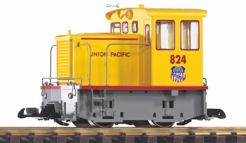 G Sound-US Diesel Locomotive GE-25Ton UP, RC, incl. PIKO Sound Decoder, G, PIKO 38515