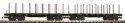 G 2-Piece Set Stake Car PRR, G, PIKO 38784