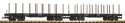 G 2-Piece Set Stake Car C&S, G, PIKO 38785