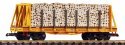 G Flat Car with Log Load UP, G, PIKO 38791
