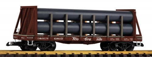 G Flat Car with Rohrladung D&RGW, G, PIKO 38795