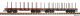 G-Flat Car 2-Piece Set D+RGW with Rungen, G, PIKO 38797