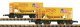 G 2-Piece Set Bulk Freight Car UP, G, PIKO 38950