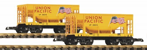 G 2-Piece Set Bulk Freight Car UP, G, PIKO 38950