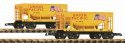 G 2-Piece Set Bulk Freight Car UP, G, PIKO 38950