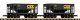G 2-Piece Set Bulk Freight Car CSX, G, PIKO 38953
