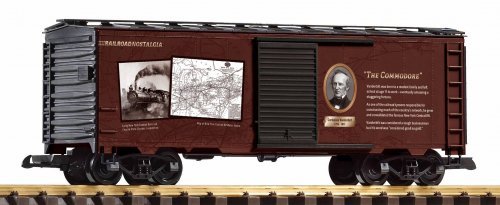 G Covered Freight Car "Railroad Nostalgia" 1, G, PIKO 38962