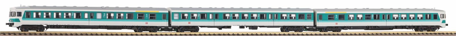 N Diesel Railcar BR 624 DB AG V, 3-piece, N, PIKO 40263