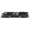 EMD SD70ACe - Standard DC - Stealth Series -- Norfolk Southern 1055 (black, white, Horse Head Logo), HO, Broadway Limited Import