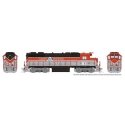 EMD GP38 Low Nose w/Extended Cab - Sound and DCC -- Bangor & Aroostook 94 (gray, red, black), HO, Rapido Trains Inc 38545