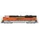 EMD SD70ACe - Standard DC - Stealth Series -- BNSF Railway 9196 (orange, black, yellow, Wedge Logo), HO, Broadway Limited Import