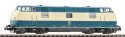 N-Diesel Locomotive/Sound BR 221 blue beige DB IV + Next18 Dec., N, PIKO 40513