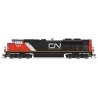 EMD SD70ACe - Standard DC - Stealth Series -- Canadian National 8016 (black, red, white, Website Logo), HO, Broadway Limited Imp