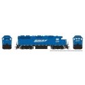 EMD GP38 Low Nose w/Extended Cab - Sound and DCC -- BNSF Railway 2047 (Ex-EMD Leasing, blue, white), HO, Rapido Trains Inc 38540