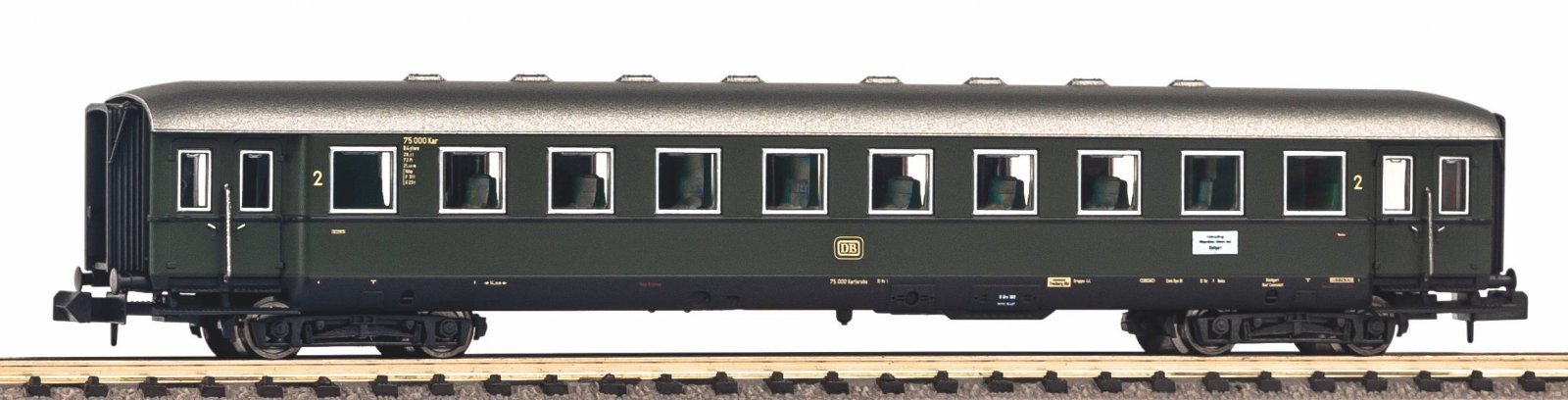 N-Skirted Express Car 2.Class DB III, N, PIKO 40624