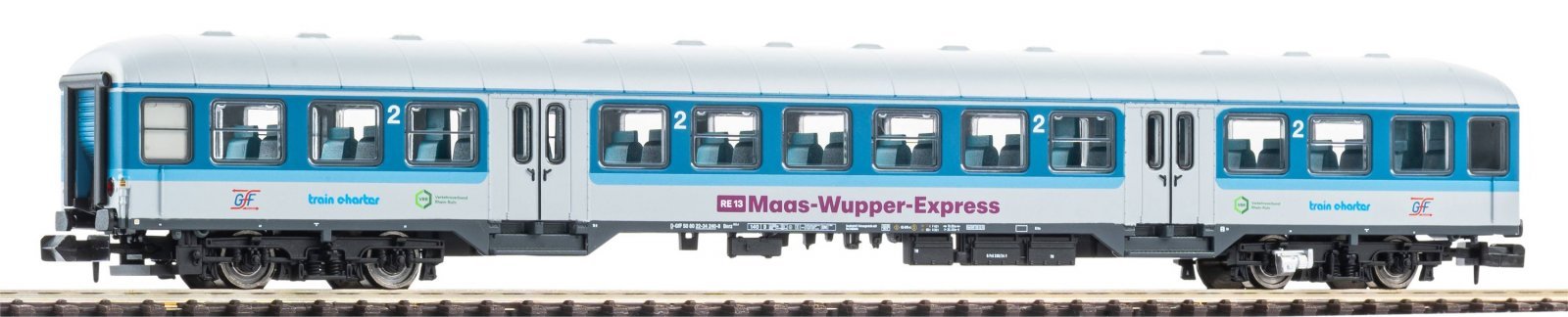 N-Passenger Car n-Car 2. Class Maas-Wupper-Express GFF VI, N, PIKO 40654