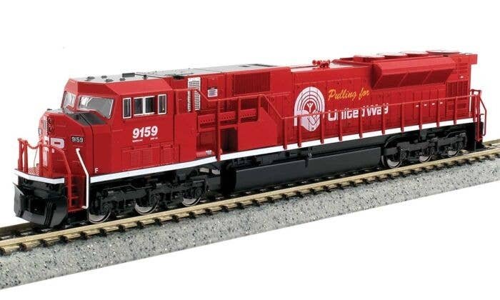 EMD SD90/43MAC - Sound and DCC -- Canadian Pacific 9159 (United Way Commemorative, red, white), N, Kato USA Inc 1765628S