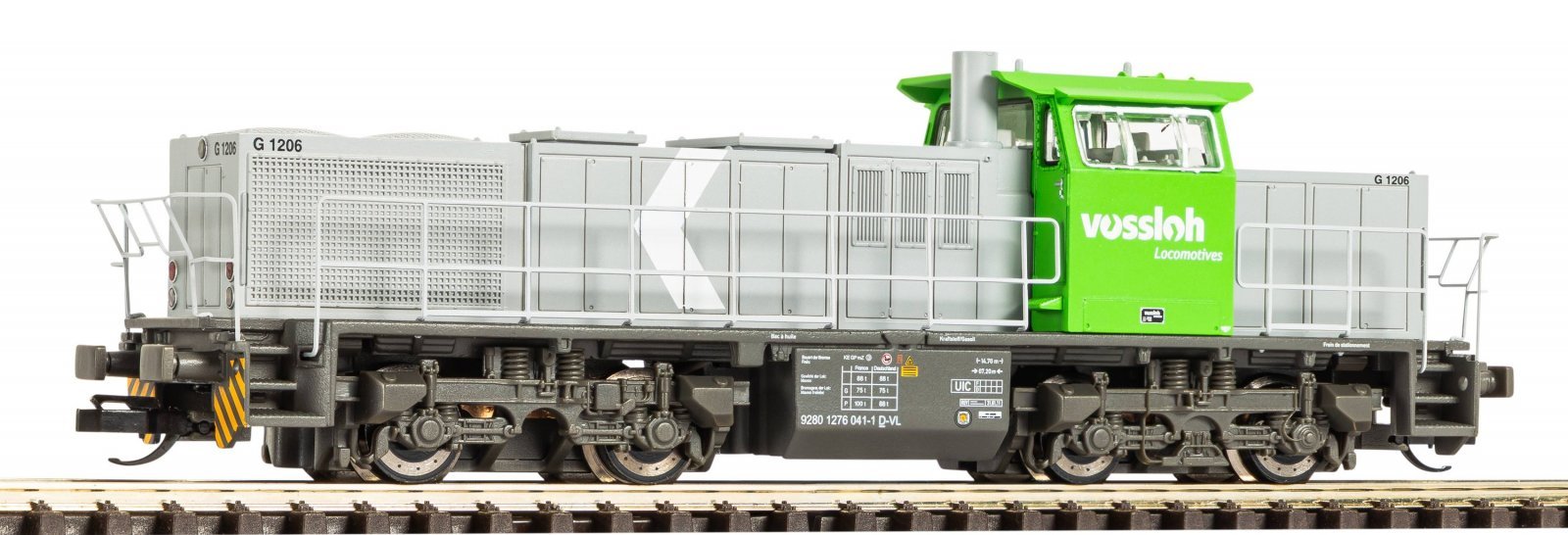 TT-Diesel Locomotive G1206 Vossloh Leasing VI + DSS 6-pin, TT, PIKO 47232