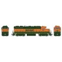 EMD GP38 Low Nose - Sound and DCC -- Burlington Northern Santa Fe 2157 (H1, green, orange), HO, Rapido Trains Inc 38533