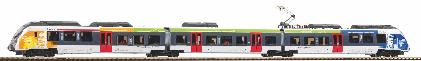 3-pc Electric railcar Abellio VI, TT, PIKO 47246