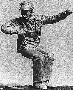 Steam-Era Engineer & Fireman Set (Painted) -- Slouching & Leaning, N, Labelle Industries 7501
