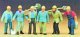 Working People -- Track Gang with Tools pkg(6), HO, Preiser Kg 10033