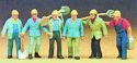 Working People -- Track Gang with Tools pkg(6), HO, Preiser Kg 10033