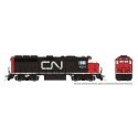 EMD GP40 - LokSound and DCC -- Canadian National 4015 (1967, black, red, white, Large Noodle Logo), HO, Rapido Trains Inc 40502