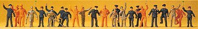 Passengers -- Railway Shunters, HO, Preiser Kg 14406
