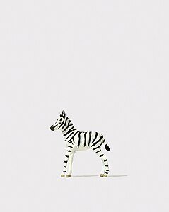 Animal -- Baby Zebra, HO, Preiser Kg 29504