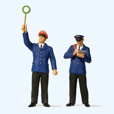 German Railroad Controller & Conductor, G, Preiser Kg 44920