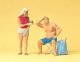 Sports & Recreation -- Campers Man & Woman, G, Preiser Kg 45111