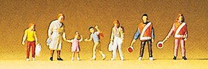 Pedestrians -- School Crossing Patrol, N, Preiser Kg 79109