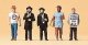 Pedestrians -- American City People, N, Preiser Kg 79164