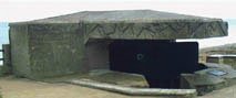 Military - Resin Structure Castings -- OB 600 Bunker with 5cm Anti-Tank Gun, Normandy, HO, Trident Miniatures 99031