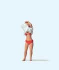 Female Lifeguard in Action Individual Figure, HO, Preiser Kg 28258