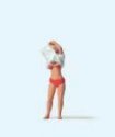 Female Lifeguard in Action Individual Figure, HO, Preiser Kg 28258
