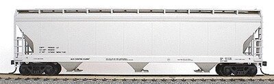 47′ ACF 3-Bay Center Flow Covered Hopper - Kit (Plastic) -- Data Only (gray), HO, Accurail Inc 2096