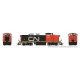 GMD-1 4-Axle Version - ESU LokSound 5 Sound and DCC -- Canadian National 1904 (black, red,red cab & short hood, Noodle Logo), HO