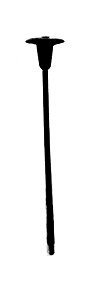 Halogen Lamp -- 2 1/4` H x 1/4` W, HO, Plastruct Inc 94829