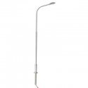 Single-Arm Streetlight 3-Pack - Warm White LED -- Silver, HO, Atlas Model Railroad Co. 70000165