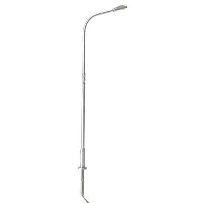 Single-Arm Streetlight 3-Pack - Warm White LED -- Silver, N, Atlas Model Railroad Co. 70000149