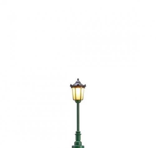 LED Gas Light with Plug and Socket Base -- 1-3/8′ 3.5cm, N, Brawa Modellspielwaren 83021