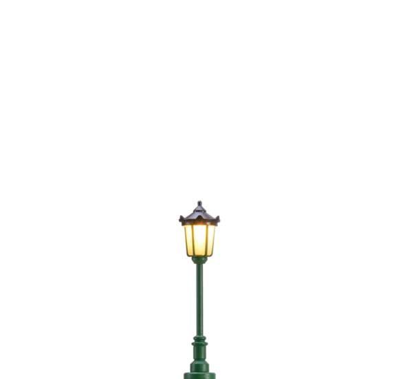 LED Gas Light with Plug and Socket Base -- 1-3/8′ 3.5cm, N, Brawa Modellspielwaren 83021