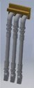 3-Line MU Hose -- Plastic pkg(4), HO, Cal Scale 190724