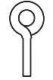 Lift Rings -- .012′ Wire pkg(20), HO, Cal Scale 501