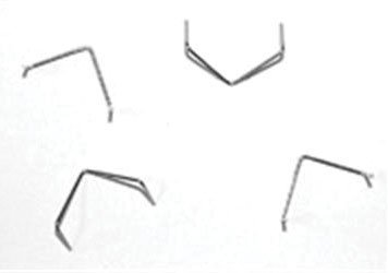 Grab Irons -- Roof Corner pkg(25), O, Tichy Train Group 2003