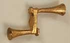 Air Horns (Unpainted Brass Casting) -- Leslie 2-Chime, HO, Cal Scale 540
